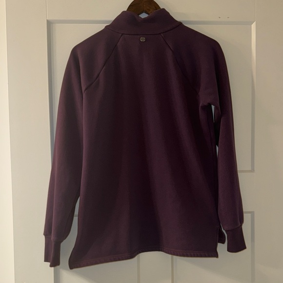 GAIAM Deep Purple Zip Pullover - Picture 4 of 5